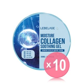LEBELAGE - Moisture Soothing Gel - 9 Types 10pcs Bundle Set 2025 Version - Collagen x 10 pcs