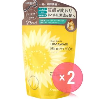 Kracie - Dear Beaute Himawari Bloom d'Or Moisture In Shampoo Refill 2pcs Bundle Set 330ml x 2 pcs