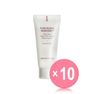 haruharu wonder - Black Rice Triple AHA Gentle Cleansing Gel Mini 10pcs Bundle Set 20ml x 10 pcs