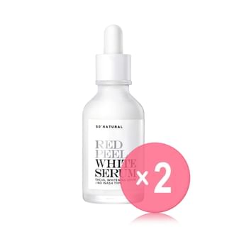 so natural - Red Peel White Serum 2pcs Bundle Set 35ml x 2 pcs