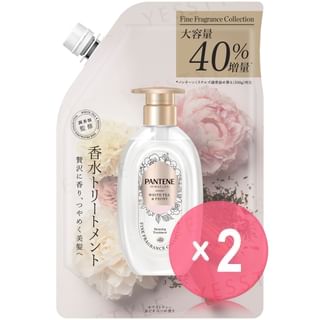 PANTENE Japan - Miracles Fine Fragrance White Tea & Peony Conditioner Refill 2pcs Bundle Set 500g x 2 pcs