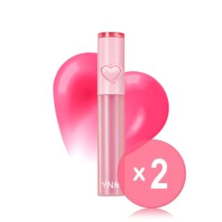 YNM - Heart Jelling Tint - 10 Colors 2pcs Bundle Set #01 Peach Jelling x 2 pcs