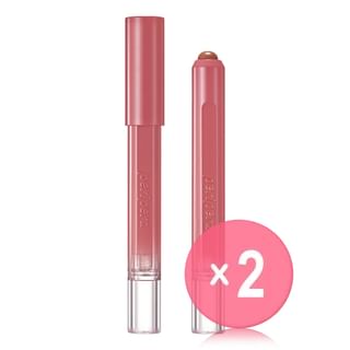 peripera - Slip On My Lip - 10 Colors 2pcs Bundle Set S04 Move Like This x 2 pcs