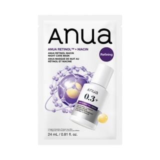 Anua - Retinol Niacin Night Care Mask 24ml x 1 sheet