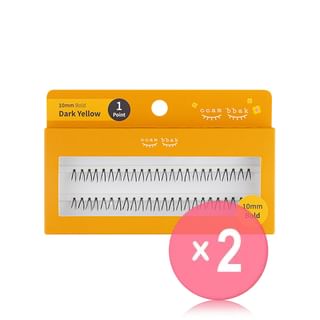 ccam bbak - Original Bold Eyelash 1 Point - 3 Types 2pcs Bundle Set 10mm x 2 pcs