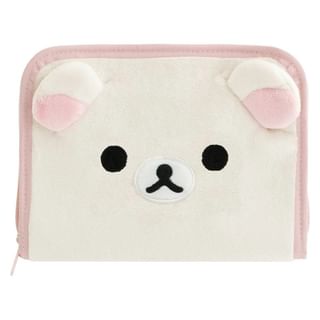 Rilakkuma Plush Long Wallet (Korilakkuma) 155×200×40mm
