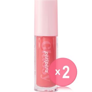 peripera - Ink Glasting Lip Gloss - 14 Colors 2pcs Bundle Set #12 Comfy Cozy x 2 pcs