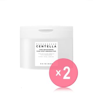 SKIN1004 - Madagascar Centella Tone Brightening Dark Spot Ampoule Pad 2pcs Bundle Set 60 pads x 2 pcs