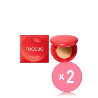 TOCOBO - Apple Dewy Fit Cushion - 12 Colors 2pcs Bundle Set #26 Caramel x 2 pcs