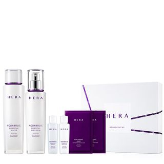 Hera Aquabolic Gift Set Essential Water 150Ml 30Ml Emulsion 120Ml Hyaluronic Mask 26Ml X 2Pcs 6Pcs hera kopen in de aanbieding Hera Aquabolic Gift Set Essential Water 150Ml 30Ml Emulsion 120Ml Hyaluronic Mask 26Ml X 2Pcs 6Pcs hera kopen in de aanbieding