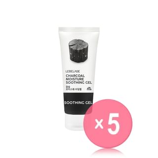 LEBELAGE - Moisture Soothing Gel Mini - 5 Types 5pcs Bundle Set 2025 Version - Charcoal x 5 pcs