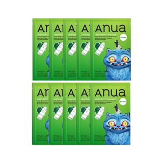 Anua - Bundle: Heartleaf 77 Soothing Mask Set Kpop Demon Hunters Collaboration 10 sheets