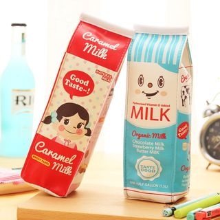 School Time Milk Carton Pencil Case school time kopen in de aanbieding