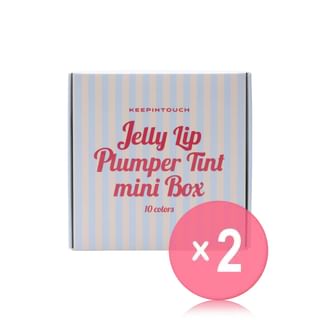 Keep in Touch - Jelly Lip Plumper Tint Mini Box - 2 Types 2pcs Bundle Set Cool Tone x 2 pcs