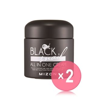 MIZON - Black Snail All In One Cream 2pcs Bundle Set 75ml x 2 pcs