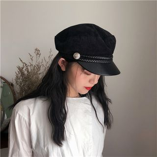 Tess Corduroy Newsboy Cap tess kopen in de aanbieding