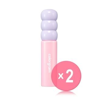 colorgram - Fruity Glass Tint - 17 Colors 2pcs Bundle Set #07 Shy Guava x 2 pcs