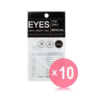 TONYMOLY - Two Side Double Eyelid Tape (22pairs) 10pcs Bundle Set 22 pairs x 10 pcs