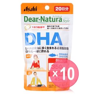 Dear-Natura Style DHA 20 days 10pcs Bundle Set 60 capsules x 10 pcs