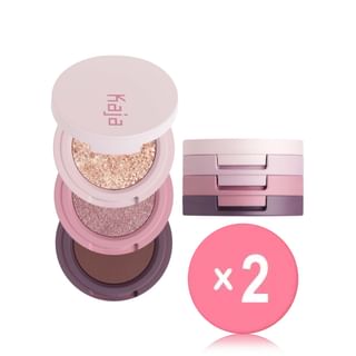 Kaja - Beauty Bento - 13 Types 2pcs Bundle Set #17 Mauve Bouquet x 2 pcs
