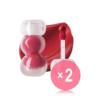 A'PIEU - Jelly Tint - 10 Colors 2pcs Bundle Set #03 Cherry Jelly x 2 pcs