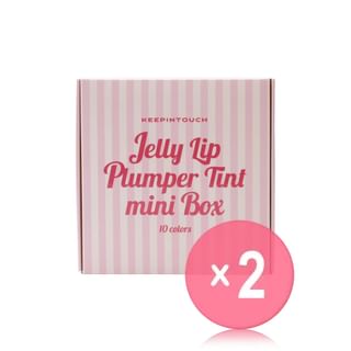 Keep in Touch - Jelly Lip Plumper Tint Mini Box - 2 Types 2pcs Bundle Set Warm Tone x 2 pcs