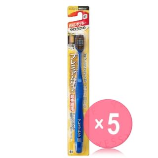 EBISU - Premium Care Toothbrush 6 Row Regular Soft No.61 5pcs Bundle Set 1 pc - Random Color x 5 pcs