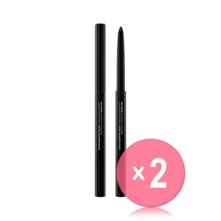 THE FACE SHOP - fmgt Ink Proof Automatic Eyeliner - 2 Colors 2pcs Bundle Set #01 Black Proof x 2 pcs