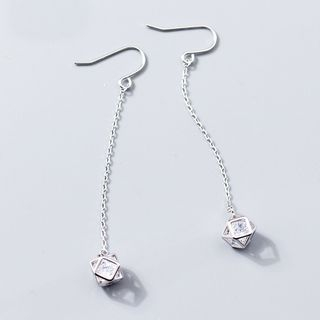 A Roch 925 Sterling Silver Caged Rhinestone Drop Earrings a roch kopen in de aanbieding A Roch 925 Sterling Silver Caged Rhinestone Drop Earrings a roch kopen in de aanbieding