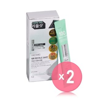 VT - Reedle Shot 100 Stick Pouch 2pcs Bundle Set 2ml x 10 pcs x 2 pcs