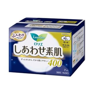 Kao Laurier F Ultra Gentle Night Use Speedy Absorbent Wing Sanitary Napkin 40Cm 7 Pcs kao kopen in de aanbieding