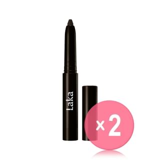 Laka - Stain Lip Liner - 10 Colors 2pcs Bundle Set #15 Midnight Black x 2 pcs