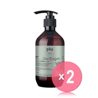 plu - Therapy Body Wash - 3 Types 2pcs Bundle Set Basil Eucalyptus x 2 pcs