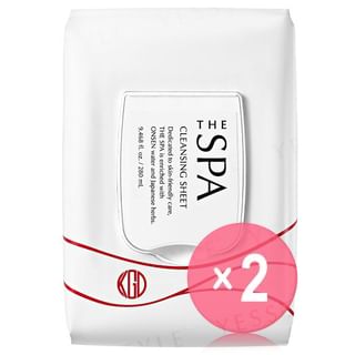 Koh Gen Do - THE SPA Cleansing Sheet Jumbo 2pcs Bundle Set 40 pcs x 2 pcs