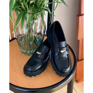Lug-Sole Penny Loafers