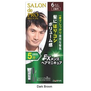 DARIYA - Salon De Pro EX Men's Gray Hair Color Dark Brown
