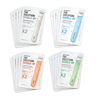 THE FACE SHOP - The Solution Mask Sheet Set 5 pcs - 7 Types Brightening - 5 pcs