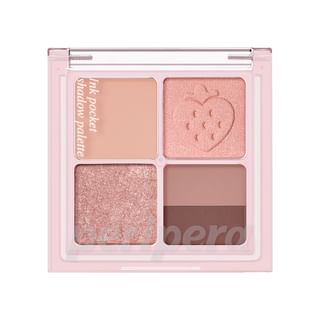peripera - Ink Pocket Shadow Palette Soft Berry Edition - 2 Types #08 Strawberry In Mute