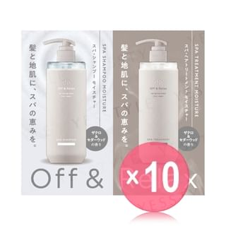 Off & Relax - Spa Shampoo & Treatment Moisture Trial Set 10pcs Bundle Set 10ml x 2 x 10 pcs