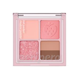 peripera - Ink Pocket Shadow Palette Soft Berry Edition - 2 Types #07 Spring Strawberries In The Sun