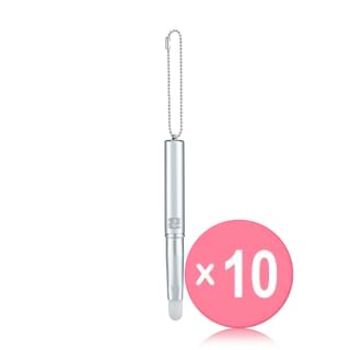 BRAYE - Pocket Lip Brush - 2 Types 10pcs Bundle Set Silver x 10 pcs