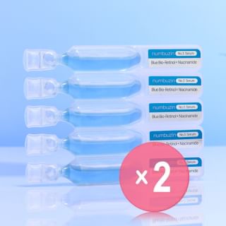numbuzin - No.3 Blue Bio-Retinol Pore Refining Serum Vial Set 2pcs Bundle Set 1.3ml x 10 vials x 2 pcs