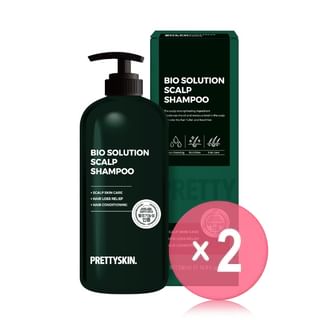 Pretty skin - Bio Solution Scalp Shampoo 2pcs Bundle Set 500ml x 2 pcs