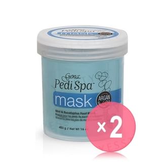 GENA - Pedi Spa Foot Mask Mint & Eucalyptus 2pcs Bundle Set 453g x 2 pcs