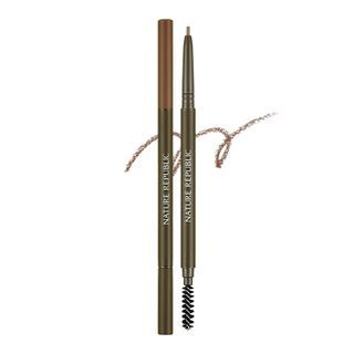 Nature Republic Micro Slim Brow Pencil 03 Soft Brown nature republic kopen in de aanbieding
