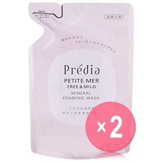 Kose - Predia Petite Mer Free & Mild Mineral Foaming Wash Refill 2pcs Bundle Set 180ml x 2 pcs