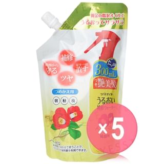 KUROBARA - Pure Tsubaki Camellia Oil Moisuturizing Repair Water Refill 5pcs Bundle Set 300ml x 5 pcs