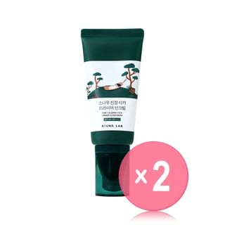 ROUND LAB - Pine Calming Cica Primer Sunscreen 2pcs Bundle Set 50ml x 2 pcs