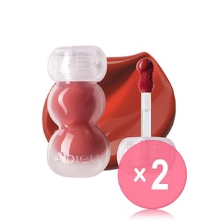 A'PIEU - Jelly Tint - 10 Colors 2pcs Bundle Set #04 Jujube Jelly x 2 pcs