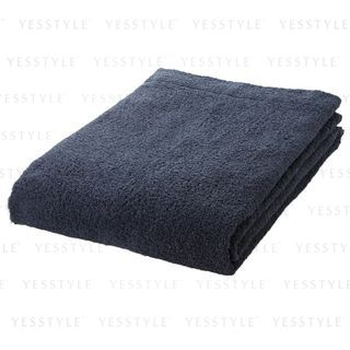 Muji Organic Cotton Blended Thin Bath Towel Blue 1 Pc muji kopen in de aanbieding